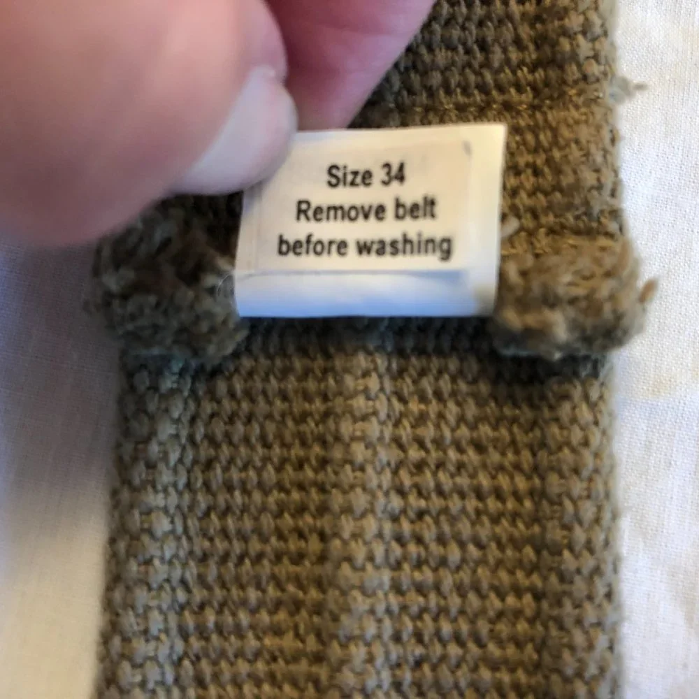 Old Navy Tan Belt Size 34